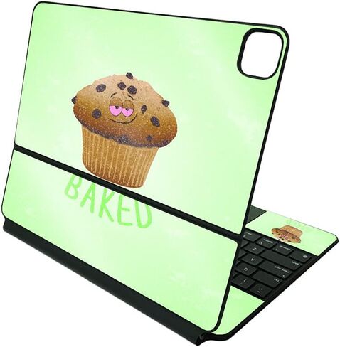 MightySkins Glossy Glitter Skin Compatible with Apple Magic Keyboard for iPad Pro 12.9" (3rd-6th Generation) - Baked | Protective, Durable High-Gloss Glitter Finish | Easy to Apply | Made in The USA in Kuwait