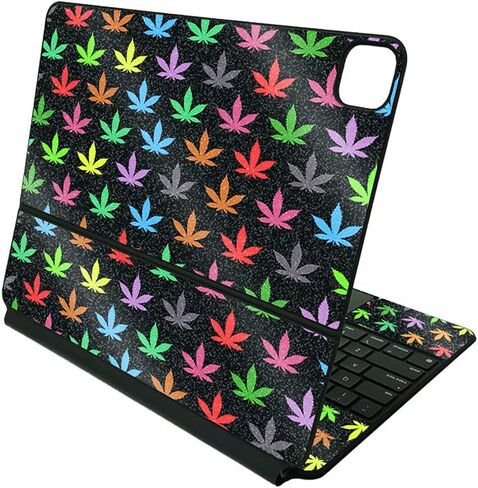 MightySkins Glossy Glitter Skin Compatible with Apple Magic Keyboard for iPad Pro 12.9" (3rd-6th Generation) - Baked | Protective, Durable High-Gloss Glitter Finish | Easy to Apply | Made in The USA in Kuwait