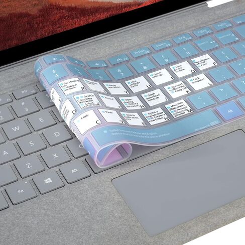 غطاء لوحة مفاتيح اختصارات ممتاز لجهاز 12.3 Microsoft Surface Pro 8/ 7+/6 /5 /4، غطاء من نوع Surface pro، 2022 Surface Pro 9/X غطاء لوحة المفاتيح 13 بوصة مع MS Win11، ملحقات Soft Skin Surface Pro in Saudi Arabia