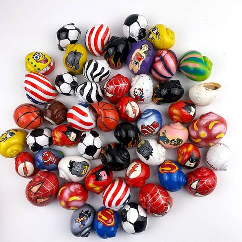 Heyiwell 10PC Assorted Painted Animal Pattern Decorative Shells for Nautical Home Decor Accent and DIY Shells Crafts Approx 2" Inch in Saudi Arabia