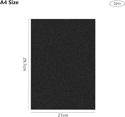 Dohia Glitter Cardstock Paper Sparkly Paper A4 Premium Craft Card Stock for DIY Card Making Paper Crafting Scrapbook 250GSM D1-JCKZ (Black) in Saudi Arabia