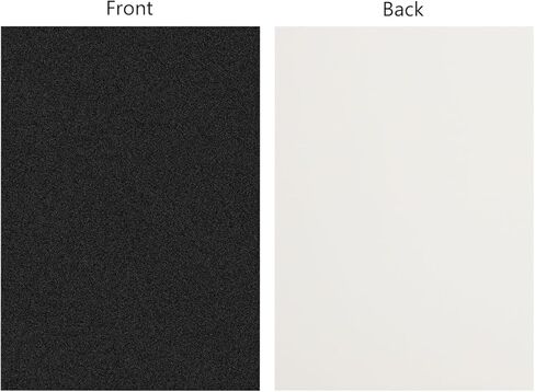 Dohia Glitter Cardstock Paper Sparkly Paper A4 Premium Craft Card Stock for DIY Card Making Paper Crafting Scrapbook 250GSM D1-JCKZ (Black) in Saudi Arabia