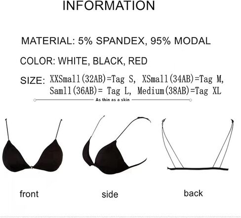 Bralette for Women Girls Teens Low Support Triangle V Neck Bra A-B Cups Strappy Training Bra Padded Wire Free in Saudi Arabia