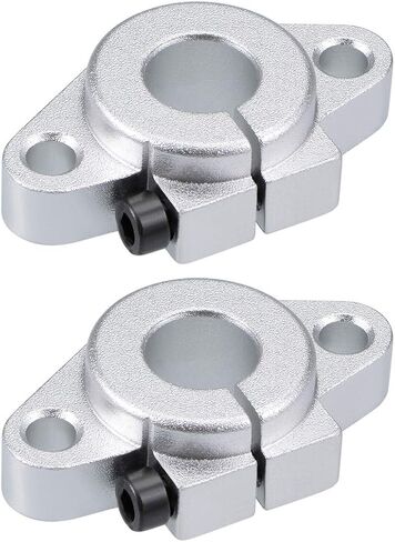 Uxcell 12 مم عمود دعم SHF12 شفة جبل خطي الحركة الشرائح دليل السكك الحديدية للطابعة CNC ثلاثية الأبعاد (حزمة من 2) in Saudi Arabia