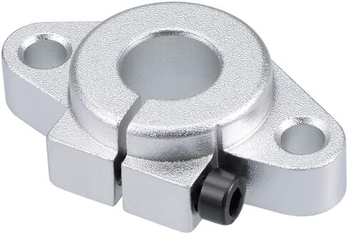 Uxcell 12 مم عمود دعم SHF12 شفة جبل خطي الحركة الشرائح دليل السكك الحديدية للطابعة CNC ثلاثية الأبعاد (حزمة من 2) in Saudi Arabia