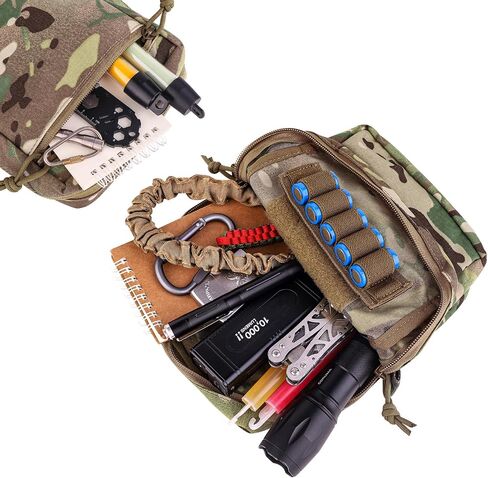 Tactical Gp Pouch, Molle General Purpose Expanded Storage Tall Bags Large Utility Nylon Bag for Duty Belt and Vest in Saudi Arabia
