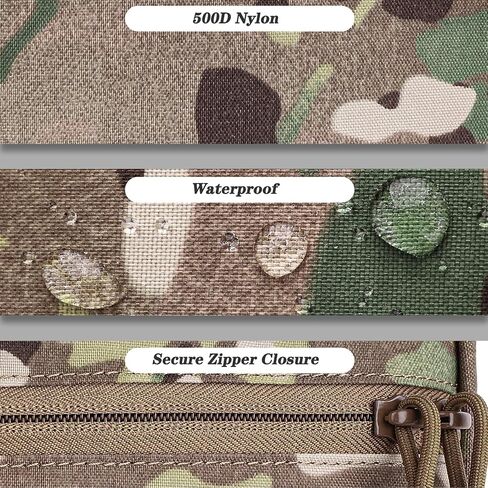 Tactical Gp Pouch, Molle General Purpose Expanded Storage Tall Bags Large Utility Nylon Bag for Duty Belt and Vest in Saudi Arabia