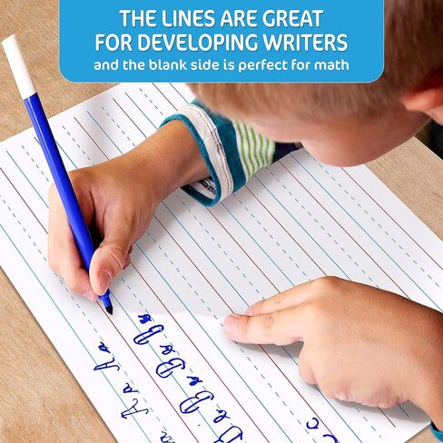 Personal White Boards for Students 10 Pack - 9x12 Dry Erase Boards Classroom - Dry Erase Lap Board Classroom Whiteboards for Students Double Sided White Boards Class Set Whiteboards for Classrooms in Saudi Arabia