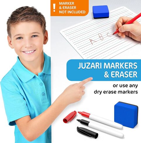 Personal White Boards for Students 10 Pack - 9x12 Dry Erase Boards Classroom - Dry Erase Lap Board Classroom Whiteboards for Students Double Sided White Boards Class Set Whiteboards for Classrooms in Saudi Arabia