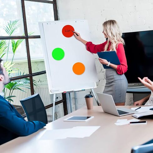 HOXHA 40Pcs 6 Inch Dry Erase Dots Circles, 10 Colors Removable Line Up Spots Set for Classroom Floor, Office, Home Table & Desk in Saudi Arabia
