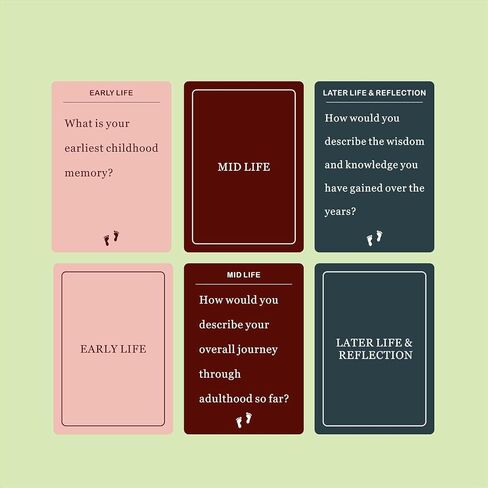 150 Life Story Interview Kit Cards - Tales Life Story Interview Kit - Get to Know Parents and Grandparents for Family Game Night with Curated Question Cards - Pictionary Game for Family in Saudi Arabia
