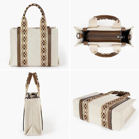 Western Tote Bag For Women Large Hobo Tote Bag With Zipper Canvas Tote Purses Boho Aztec Tote Bag Handbags Crossbody Bag in Saudi Arabia