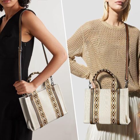 Western Tote Bag For Women Large Hobo Tote Bag With Zipper Canvas Tote Purses Boho Aztec Tote Bag Handbags Crossbody Bag in Saudi Arabia