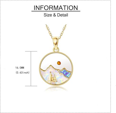 14K الذهب بذور الخردل قلادة 14K الصلبة الذهب الأصفر الإيمان يمكن أن تتحرك الجبال بذور الخردل الجبال قلادة مجوهرات للنساء الفتيات هدية المسيحية in Kuwait