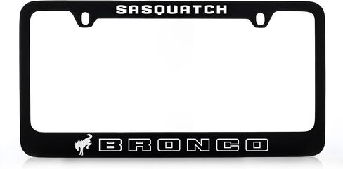 FORD Bronco UV Printed Metal License Plate Frame - Sasquatch in Saudi Arabia