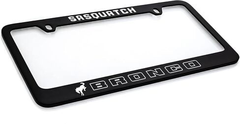 FORD Bronco UV Printed Metal License Plate Frame - Sasquatch in Saudi Arabia