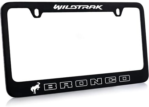 FORD Bronco UV Printed Metal License Plate Frame - Sasquatch in Saudi Arabia