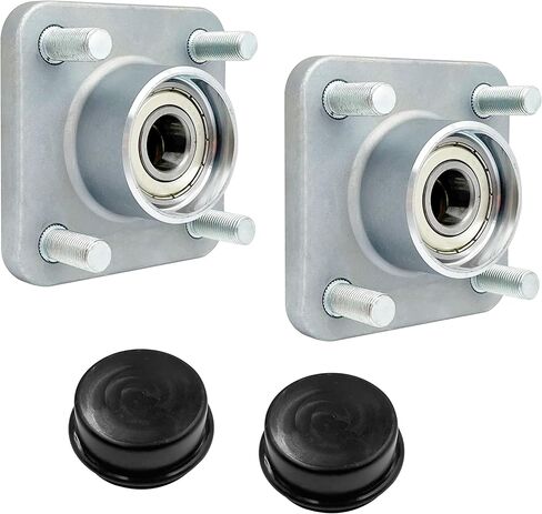 مجموعة محور العجلة الأمامية مع ختم الزيت وغطاء الغبار، متوافق مع محرك عربة الجولف Yamaha G8 G9 G14 G16 G19 G22 G29، بديل لـ OEM JG5-WF511-00 JG5-WF511-10-00 (عبوة من قطعتين) in Kuwait