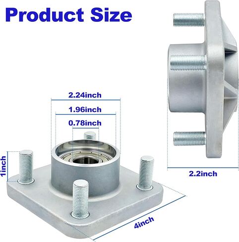 مجموعة محور العجلة الأمامية مع ختم الزيت وغطاء الغبار، متوافق مع محرك عربة الجولف Yamaha G8 G9 G14 G16 G19 G22 G29، بديل لـ OEM JG5-WF511-00 JG5-WF511-10-00 (عبوة من قطعتين) in Kuwait