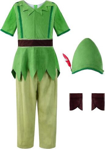 Boy Fairy Costume Elf for Kids Toddler with Hat in Kuwait