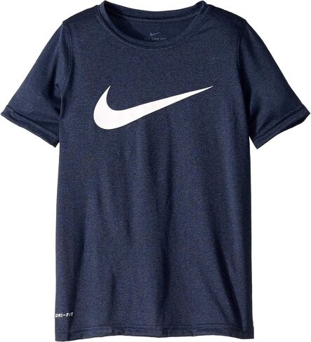 تيشيرت التدريب بأكمام قصيرة للأولاد من Nike Kids (الأطفال الصغار/الأطفال الكبار) سبج/أبيض 1 MD (10-12 طفل كبير) in Saudi Arabia
