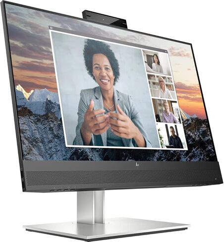 شاشة مؤتمرات HP E24m G4 Full HD 23.8 بوصة USB-C 5 مللي ثانية 75 هرتز IPS كاميرا ويب مكبر صوت مدمج 5 ميجابكسل تركيز تلقائي VESA قابل للتركيب وقابل للتعديل ارتفاع وإمالة دوارة زاوية عرض أفقية (متجددة) in Saudi Arabia