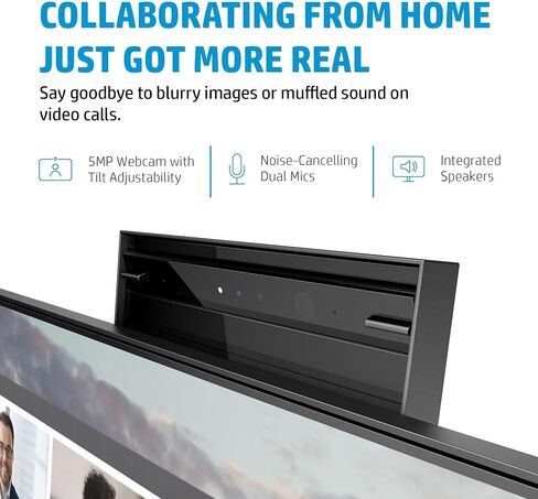 شاشة مؤتمرات HP E24m G4 Full HD 23.8 بوصة USB-C 5 مللي ثانية 75 هرتز IPS كاميرا ويب مكبر صوت مدمج 5 ميجابكسل تركيز تلقائي VESA قابل للتركيب وقابل للتعديل ارتفاع وإمالة دوارة زاوية عرض أفقية (متجددة) in Saudi Arabia