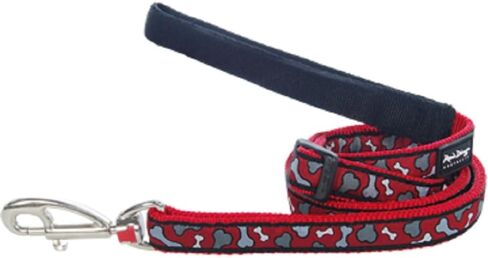 Red Dingo Designer Dog Lead, Large, Bandana Red in Saudi Arabia