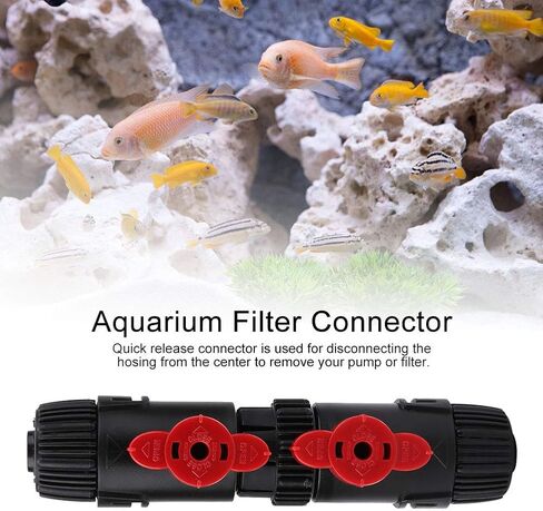 Aquarium Fish Tank Hose Pipe, Aquarium Water Flow Control Valve, Quick Release Connector, Aquarium Filter for Fresh Water, Salt Water(12-16mm) in Saudi Arabia