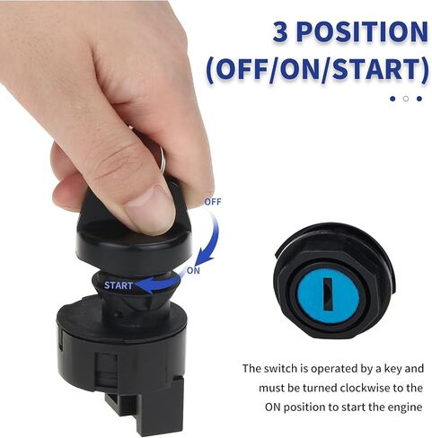 4012165 4011002 مفتاح إشعال لـ Polaris Sportsman 400 500 600 700 800 Ranger RZR XP 570 800 900 1000 - Off/Run/Start 6 Pin 3 Position in Kuwait