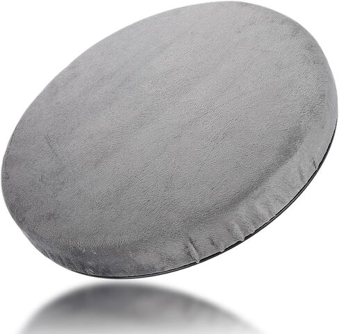 360 Degree Rotating Car Pillow Large Swivel Chair Pad Hard Foam Spinner Seat Cushion for Stool Chair, Car, Office 15.35inch Diameter in Saudi Arabia