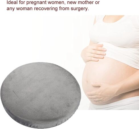 360 Degree Rotating Car Pillow Large Swivel Chair Pad Hard Foam Spinner Seat Cushion for Stool Chair, Car, Office 15.35inch Diameter in Saudi Arabia