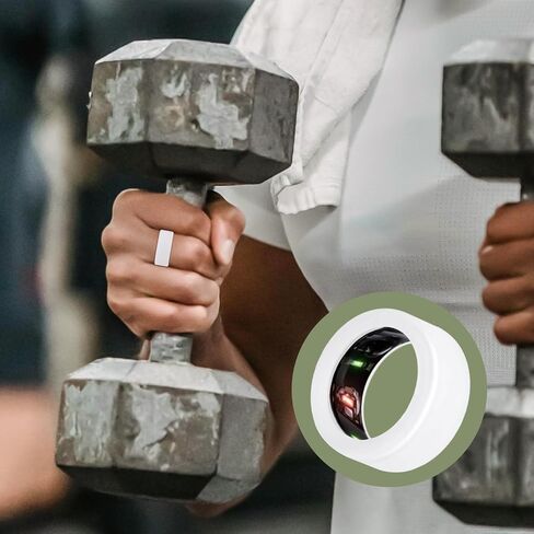 قطعتان من غطاء حلقة السيليكون لـ Oura Ring Gen 3، حافظة سيليكون مرنة بيضاء متوافقة مع حامي غطاء حلقة Oura للصالة الرياضية، ملحقات واقية تناسب S (6/7/8/9/10) in Saudi Arabia