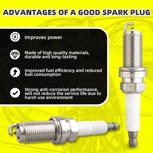 Set of 4 Ignition Coils Pack UF491 12578224 & 4 PCS Iridium Spark Plugs Compatible with Chevy Equinox Buick Regal Saturn GMC - 2.4L L4 in Saudi Arabia