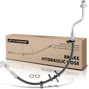 A-Premium Rear Passenger Brake Hydraulic Hose Compatible with Chevy, GMC and Isuzu Models - C6500/C7500 Kodiak, T6500/T7500, C6500/C7500 Topkick, FTR, FVR, HTR, HVR - Replace# 8103693550