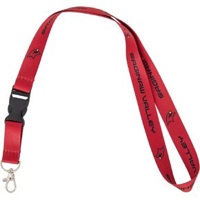 Desert Cactus Saginaw Valley State University Lanyard SVSU Cardinals Car Keys ID Badge Holder Keychains Detachable Breakaway Snap Buckle Lanyards (Red)
