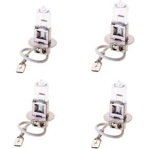 H3 12V 100W Halogen 100W H3 Halogen Bulb Original Car Light 100 Watt 12 Volt Halogen Light Bulb for Car Automotive Fog Lights,4 Pack