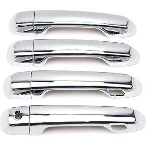 Door Handle Cover for Toyota Land Cruiser Prado J150 J200 LC200 Lexus GX460 2010-2022 Molding Chrome Exterior Trim Decoration Protector Cap w/Smart Keyhole