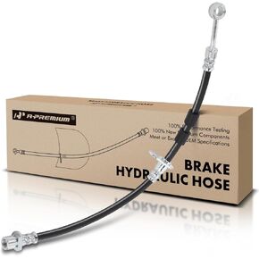 A-Premium Front Passenger Brake Hydraulic Hose Compatible with Select Honda Models - Civic 1996-2000, 1.6L - Replace# 01464S04A01