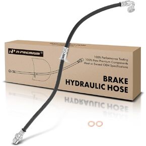 A-Premium Rear Passenger Brake Hydraulic Hose Compatible with Subaru Models - Legacy 2010-2014, Outback 2013-2014, 2.5L 3.6L - Replace# 26541AJ061