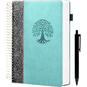 FLYING EAGLE Spiral Notebook, Journal Notebooks for Women, 300 Pages College Ruled Hardcover Notebook for School, Work, Note Taking, Writing, B5 Yellow