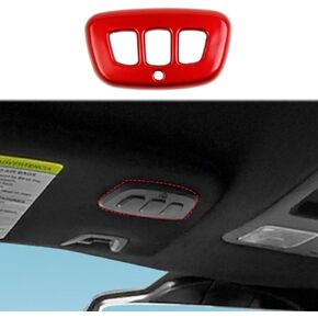 Sun Visor Button Cover Trim Accessories for 2015-2024 Ford Mustang (Carbon Fiber Style)