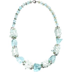 Boho Chunky Beaded Necklace Set - Natural Stone Stunning Fashion Statement for Women