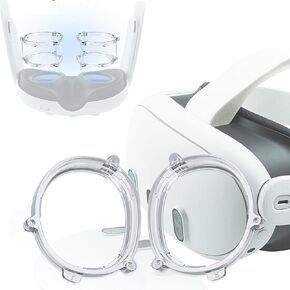 Magnetic Myopia Glasses Spacer Compatible with Meta Quest3 VR Headset Accessories Glasses Lens Insert Anti-Scratch Ring Lens Protector Glasses Bumper Frame