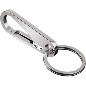 Keychain,Heavy Duty Key Chain Hook with Quick Release for Men,Universal Key Ring Clip for Car Keys,Carabiner Keychains Without Spring Inside