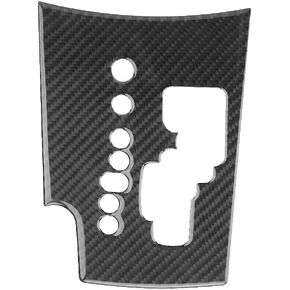 Gear Shift Trim Cover, Carbon Fiber Gear Shift Panel Trim Cover Decal Fits for RAV4 2006-2012