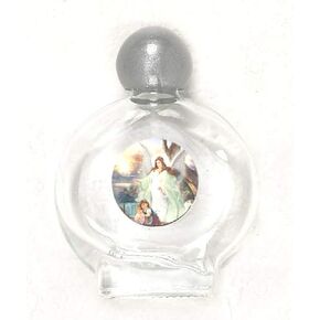 Guardian Angel Glass Holy Water Bottle