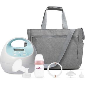 S1 Plus Premier Rechargeable Breast Pump with Grey Tote Premium Accessory Kit - 24 mm