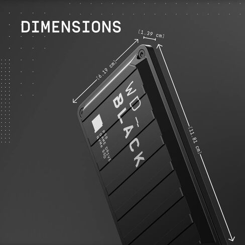 WD_BLACK 500GB P50 Game Drive SSD - Portable External Solid State Drive, Compatible with Playstation, Xbox, PC, & Mac, Up to 2,000 MB/s - WDBA3S5000ABK-WESN in Saudi Arabia
