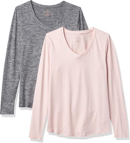 Danskin Women's 2 Pack Essential Long Sleeve T-Shirt in Saudi Arabia
